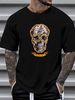 Men AVENUE GEORGE V PARIS Skull T-Shirt Designer Clothes Soft Top For Everyday Wear Graphic Stretched Summer Breathable Slightly Stylish Fashion_viptrois.com