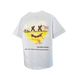 Pi Shuai Gao Street Pure Cotton Round Neck Pullover for Men Women, Youth and Beauty, American Loose Dark Short sleeved_viptrois.com