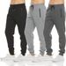 Men's Korean-Style Minimalist Casual Pants – Solid Color Slim Fit Sweatpants For Gym & Daily WearS-XXXL)_viptrois.com