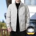 Pure 2024 Winter New Jacket Trendy Brand Short Fashion Lightweight Warm White Duck Down Men's Stand Collar Casual Coat_viptrois.com