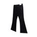 Men's Clothing High Street Waxed Coated Wide Leg Jeans With Ripped Patches Loose Flared Pants_viptrois.com