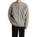 Men’s Slim-Fit Zip-Up Cardigan – European Size Business Casual Coat (Black/Grey/Apricot)_viptrois.com