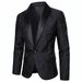 Men's Slim Fit Printed Suit Jacket Trendy Casual Wedding Host Groom's Fashion_viptrois.com