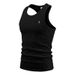 Men's Clothing High Elastic Ribbed Vest Slim Fit Sleeveless Base Layer Gym Top American_viptrois.com
