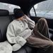 Lazy High-end Henry-neck Sweater Men's Autumn And Winter Korean Trendy Brand Design Pullover Soft Waxy Knitted Sweater Top_viptrois.com