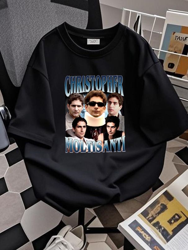 Christopher Moltisanti Vintage T-Shirt Vintage T-Shirt S-5XL Slightly Homme Designer Clothes Summer Graphic Casual Versatile Unisex Soft Stretched_viptrois.com