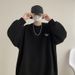 Pure Jacquard American Heavyweight Sweatshirt For Men, Autumn And Winter, Fleece Lined, Thickened, 2023 New Trendy Brand,_viptrois.com