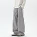 Men's Clothing High Street Baggy Cargo Pants - Retro Loose Fit Joggers With Straight Leg, Cotton Blend Casual Sweatpants For Streetwear & Urban Style_viptrois.com