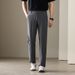 Celaln Kigmjn Men's Outdoor Casual Pants - Lightweight Stretch Travel Trousers With Semi-Elastic Waist - Slim Fit For Business & Leisure_viptrois.com