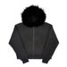 Fashionable Fleece-Lined Hooded Zip-Up Jacket For Men & Women – Cozy Winter Outerwear With Adjustable Hood (Black, Yellow, Beige)_viptrois.com