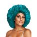 Women's Satin Sleep Cap With Leopard Print Bow - Soft & Breathable Hair Protection For All Seasons Care Wide Brim Hat Women's Headscarf Nightcap_viptrois.com