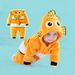 Qiletu New Spring And Autumn Flannel Single Layer Crawling Clothes For Infants And Young Children Cartoon Romper Jumpsuit_viptrois.com