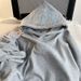 Heavy Duty Letter Embroidery Hooded Sweatshirt For Men, High Street, Autumn And Winter, Loose And Versatile, Trendy For Men_viptrois.com