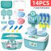 Cross Border Children's Pretend Kitchen Toy Set Educational Doctor Storage Box Boy Girl Toy Gift_viptrois.com