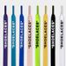 Letter Shoelace Colorful Polyester Flat Shoelaces Suitable For Casual Shoes Canvas Shoes Sneakers White Shoes_viptrois.com