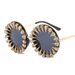 European And American Retro Round Frame Rhinestone Glasses For Men Metal Rivets Exaggerated Personality Prince Mirror Trendy Flat Mirror For Women_viptrois.com