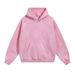 Vintage Distressed Hooded Fleece Sweatshirt – Oversized Streetwear Pullover With Washed & Ripped Details (Multiple Colors)_viptrois.com