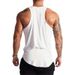 Fitness Sports Vest Men's American I-shaped Slim-fit Elastic Bottoming Shirt U-neck Training Clothes Muscle Bodybuilding Trend_viptrois.com