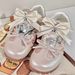 Shoe Buckle Shoe Flower Decoration Sweet Cool Personality Silver Rose Large Bow Handmade Shoe Buckle Accessories_viptrois.com
