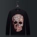 Men's Clothing T Shirt Long Sleeve Hot Diamond Skull Round Neck Spring And Autumn Trend Slim Bottoming Shirt Autumn Clothes Top T Shirt_viptrois.com