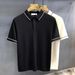 Men's Clothing Summer New Short Sleeved Sweater Light Luxury Business POLO Shirt_viptrois.com