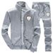 Men's Casual Sportswear Set 2-Piece Pullover Hoodie & Jogger Pants Lightweight Comfortable Running Outfit For Youth_viptrois.com