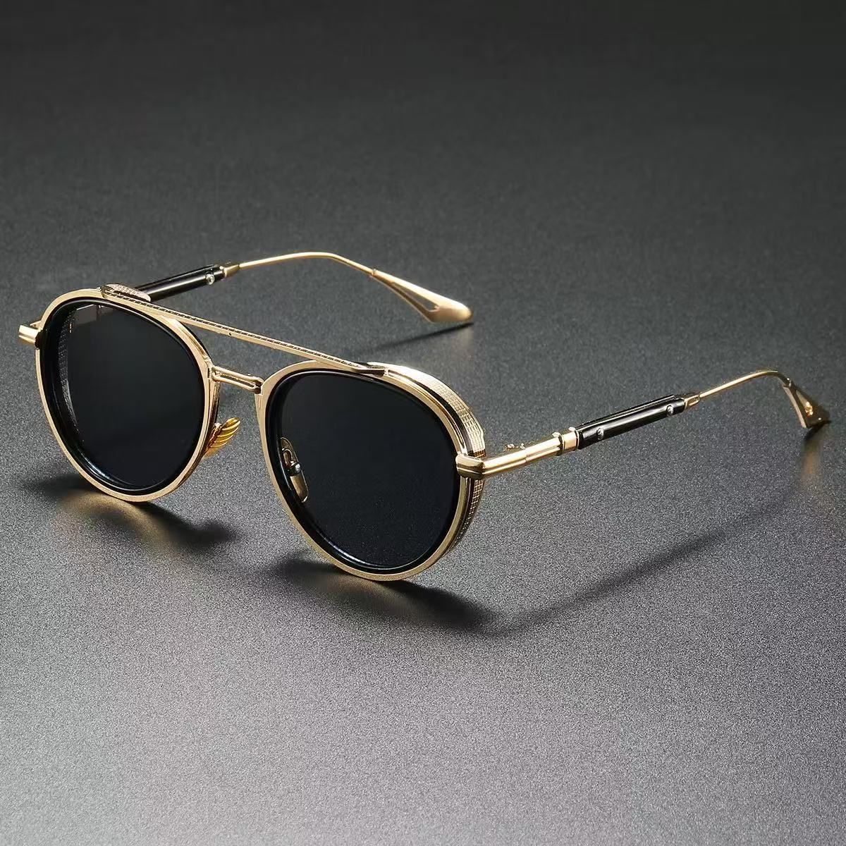 2025 New Personalized Oval Double Bridge Fashion White Copper Precision Glasses_viptrois.com