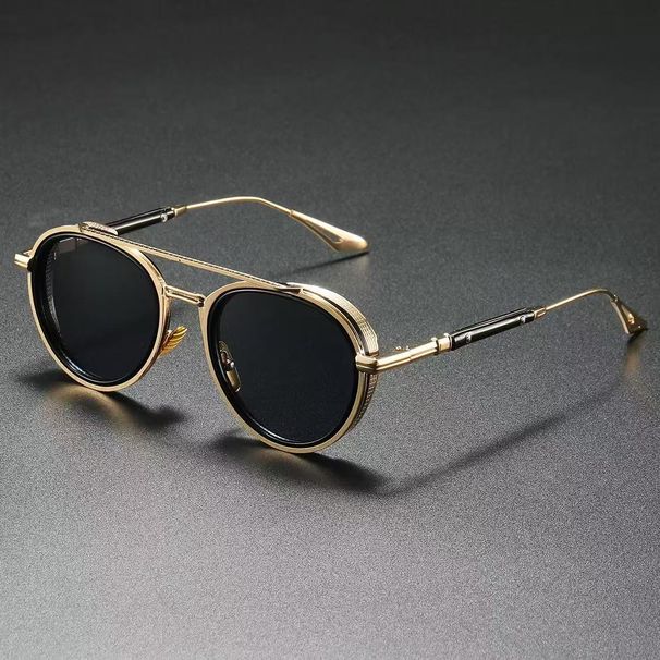 2025 New Personalized Oval Double Bridge Fashion White Copper Precision Glasses_viptrois.com
