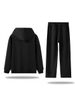 Men's Fleece Hooded Tracksuit Set - Long Sleeve Pullover & Jogger Pants 2-Piece Outfit For Gym, Running & Casual Wear_viptrois.com