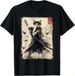 T-shirtt-shirtsamurai Cat Graphic Tee 2026 Warrior Vintage Japane_viptrois.com