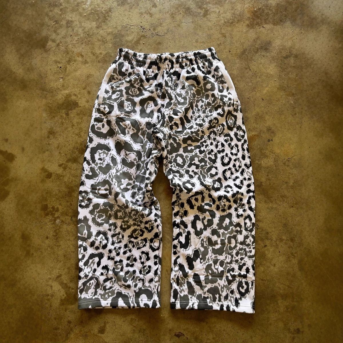 Men's Clothing New Printed Hooded Pattern Long Sleeved Sweatshirt Jacket Men And Women's Same Style Pants_viptrois.com
