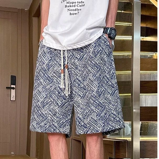Men's Clothing Retro Men's Shorts Trendy Summer Lightweight Hawaiian Beach Athletic Capri High Street Casual Mid Length_viptrois.com