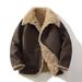 Men's Winter Fleece-Lined Casual Jacket With Stand Collar & Single Breasted - Lightweight Windproof Outerwear (Coffee, Khaki, Sizes M-5xl)_viptrois.com