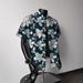 New 2026 Ice Silk Beach Flower Shirt Short Sleeve Men's Summer Beach Vacation Men's Clothing_viptrois.com