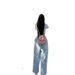 TMen's Clothing Rendy High Street Hip Hop Casual Pants For Women, Commerce,Loose Fitting, Niche, Straight Leg Long Pants._viptrois.com