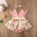 Baby jumpsuit for newborns, baby sleeveless princess dress, summer thin lace climbing suit_viptrois.com