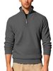 Men's Clothing Autumn And Winter New Solid Color Men's Half Zip Corduroy Casual Stand Up Collar Long Sleeved Sweatshirt Spot Men_viptrois.com