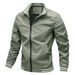 Jacket Men's Spring And Autumn Sports Casual Youth Stand-up Collar Jacket Top_viptrois.com