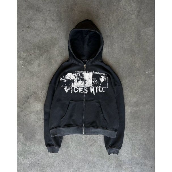 Y2K Anime Print Hoodie – Oversized Streetwear Pullover | Long Sleeve Retro Jacket (S-5XL) | Gothic Cartoon Essential_viptrois.com