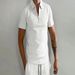 Cross-Border Men's Summer Sports Polo Quick-Dry Breathable Turn-Down Collar Ad Shirt Zipper Decoration Solid Color_viptrois.com