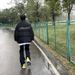 Black One-Piece Letter Down Cotton For Men, Winter High-End Korean Style Unisex Stand Collar Short Puffer Jacket_viptrois.com