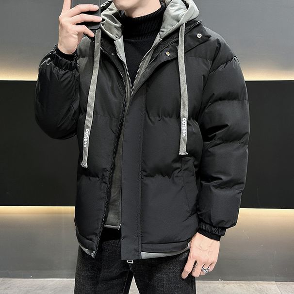 Autumn Main Promotion New Men And Women Couple Winter Coat Trendy Brand Korean Version Hooded Thickened Cotton Jacket_viptrois.com
