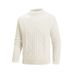 Retro Argyle Knit Sweater – Relaxed Fit Vintage Pullover For Men_viptrois.com