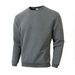 Men's Slim-Fit Long-Sleeve T-Shirt – Textured Micro-Check Crewneck Base Layer (220GSM Polyester) – Solid Color Casual Tee (S-XXXL)_viptrois.com