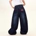Vintage Cat Whisker Washed Distressed Jeans For Men & Women - Relaxed Fit Wide Leg Cargo Pants With Large Pockets_viptrois.com