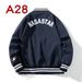 Men's Clothing New Chinese Red Astronaut Embroidered Jacket Men's Autumn And Winter Youth Student Baseball Uniform Cotton Coat_viptrois.com