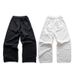 Urban Streetwear Sweatpants – Oversized Letter Print Joggers For Men (Black/White)_viptrois.com