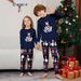 Christmas tree snowflake letter stripes Christmas family suit printed home wear_viptrois.com