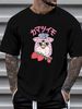 Furby Womens Fashion T-Shirt Furby Strawberry Top Tee S-XL Official Summer Top For Everyday Wear Streetwear Homme Unisex Graphic Stylish Casual_viptrois.com