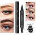 Gwong 3.5g Eyeliner Pen Double Head Waterproof Natural Extract Eyeliner Stamp Liquid Fast Drying Eyeliner Pen for Makeup_viptrois.com